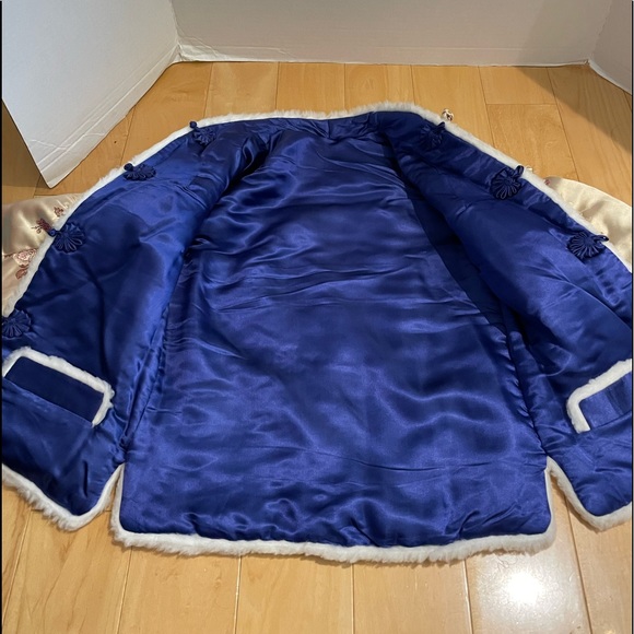 Girl’s floral reversible jacket - Picture 3 of 7